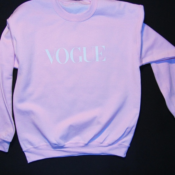 NWT Forever 21 Pink Vogue crewneck sweater - Picture 5 of 5